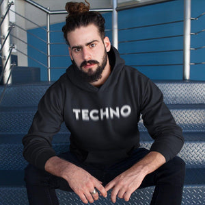 Techno Visual Effect Hoodie | Techno Outfit