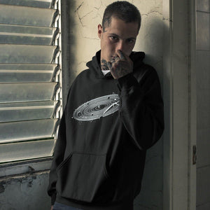 Vinyl Space Hoodie | Techno Outfit