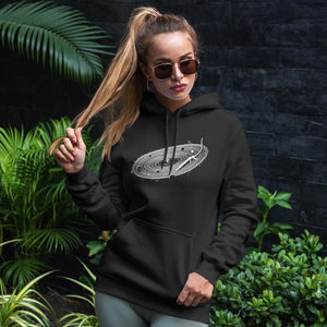 Vinyl Space Hoodie | Techno Outfit