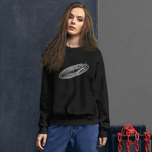 Vinyl Space Sweatshirt | Techno Outfit