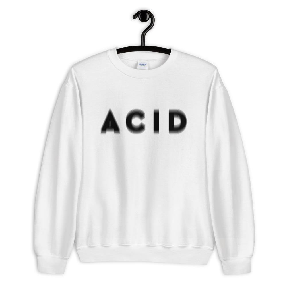 Acid Visual Effect Sweatshirt | Techno Outfit