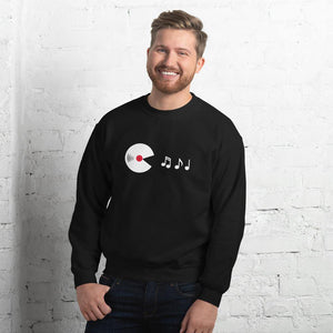 Vinyl Eats Music Notes Sweatshirt | Techno Outfit
