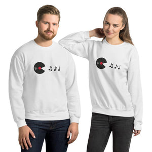 Vinyl Eats Music Notes Sweatshirt | Techno Outfit