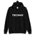 Techno Visual Effect Hoodie | Techno Outfit