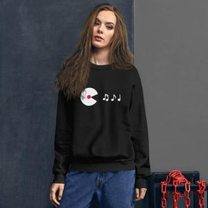 Vinyl Eats Music Notes Sweatshirt | Techno Outfit
