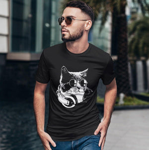 Techno Cat Softstyle T-Shirt | Techno Outfit