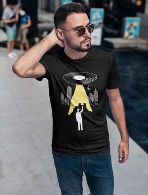 Vinyl Art Softstyle T-Shirt | Techno Outfit
