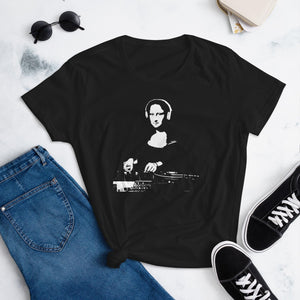 Dj Mona Women's Fitted T-Shirt | Techno Outfit