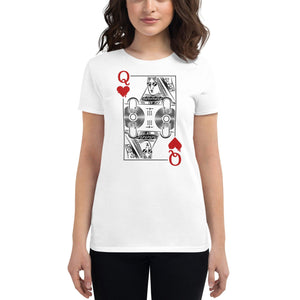Dj Queen Women's Fitted T-Shirt | Techno Outfit