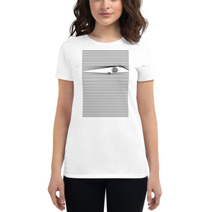 Closed Window Women's Fitted T-Shirt | Techno Outfit