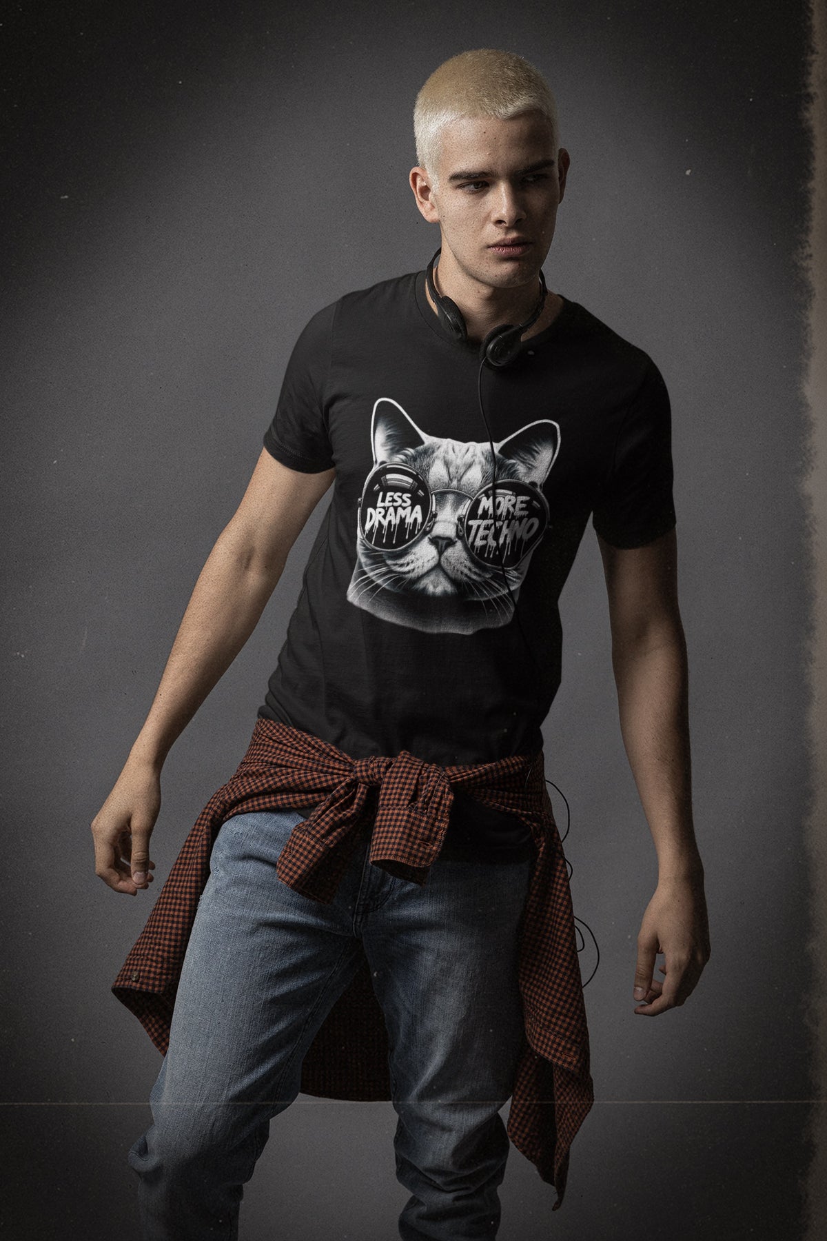 Techno Cat Softstyle T-Shirt 2