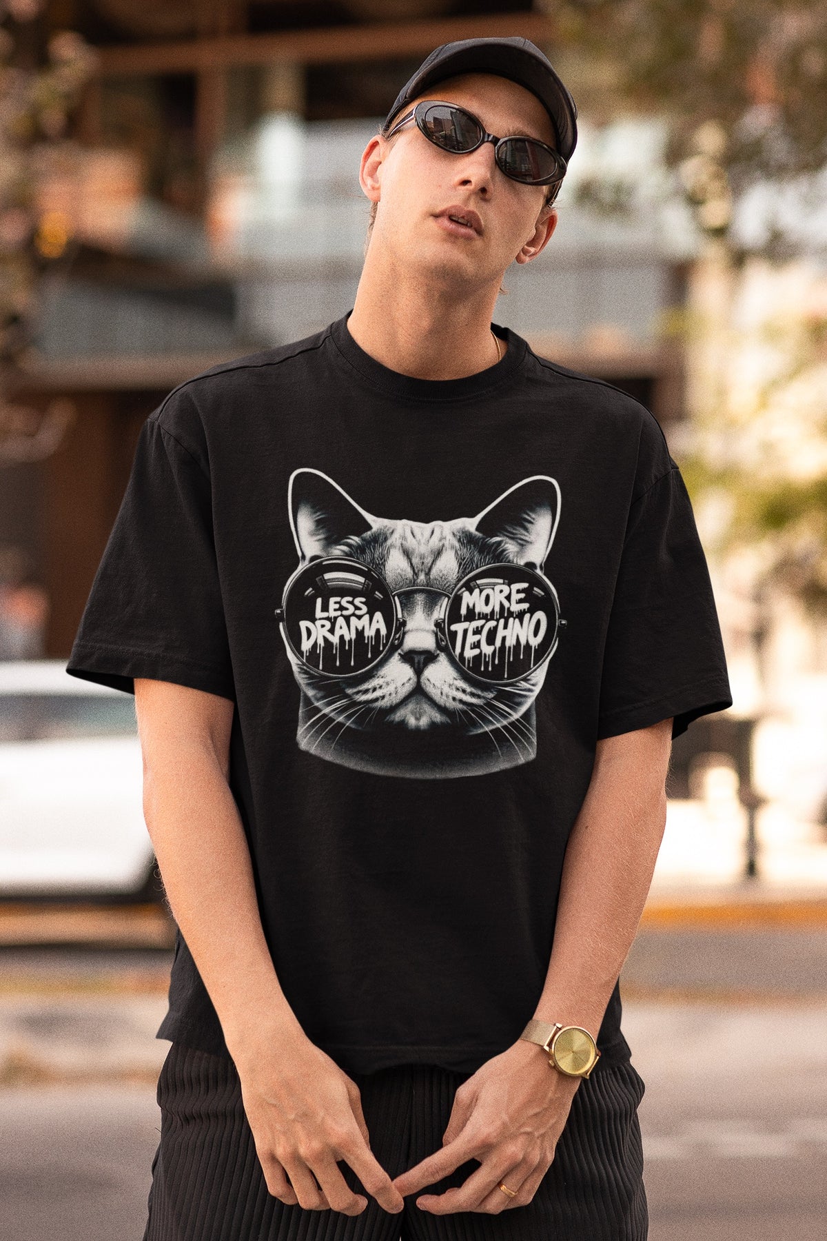 Techno Cat Softstyle T-Shirt 2