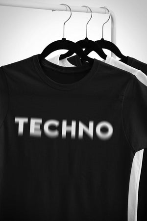 Techno Visual Effect Softstyle T-Shirt | Techno Outfit