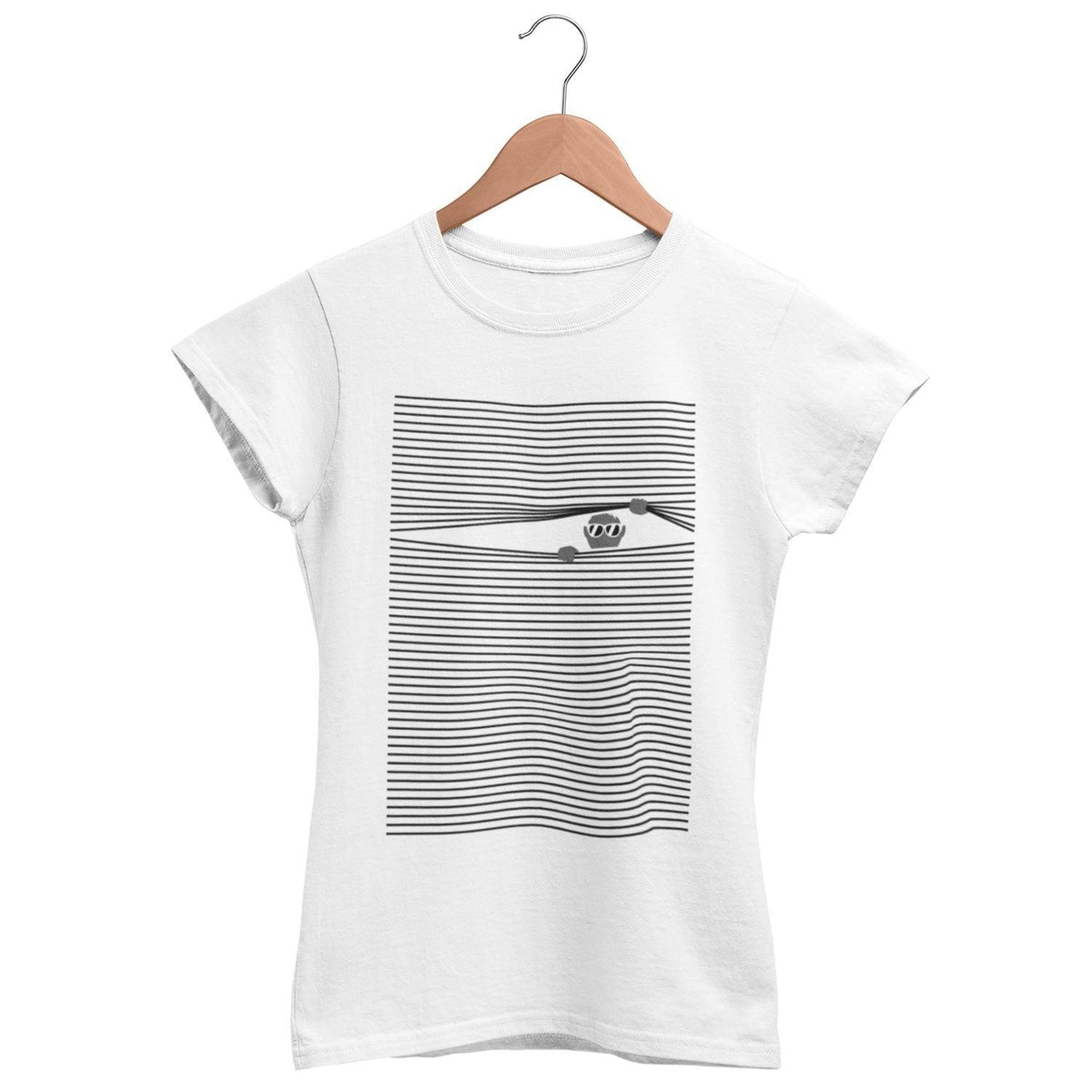 Closed Window Women's Fitted T-Shirt | Techno Outfit