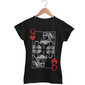 Dj Queen Women's Fitted T-Shirt | Techno Outfit