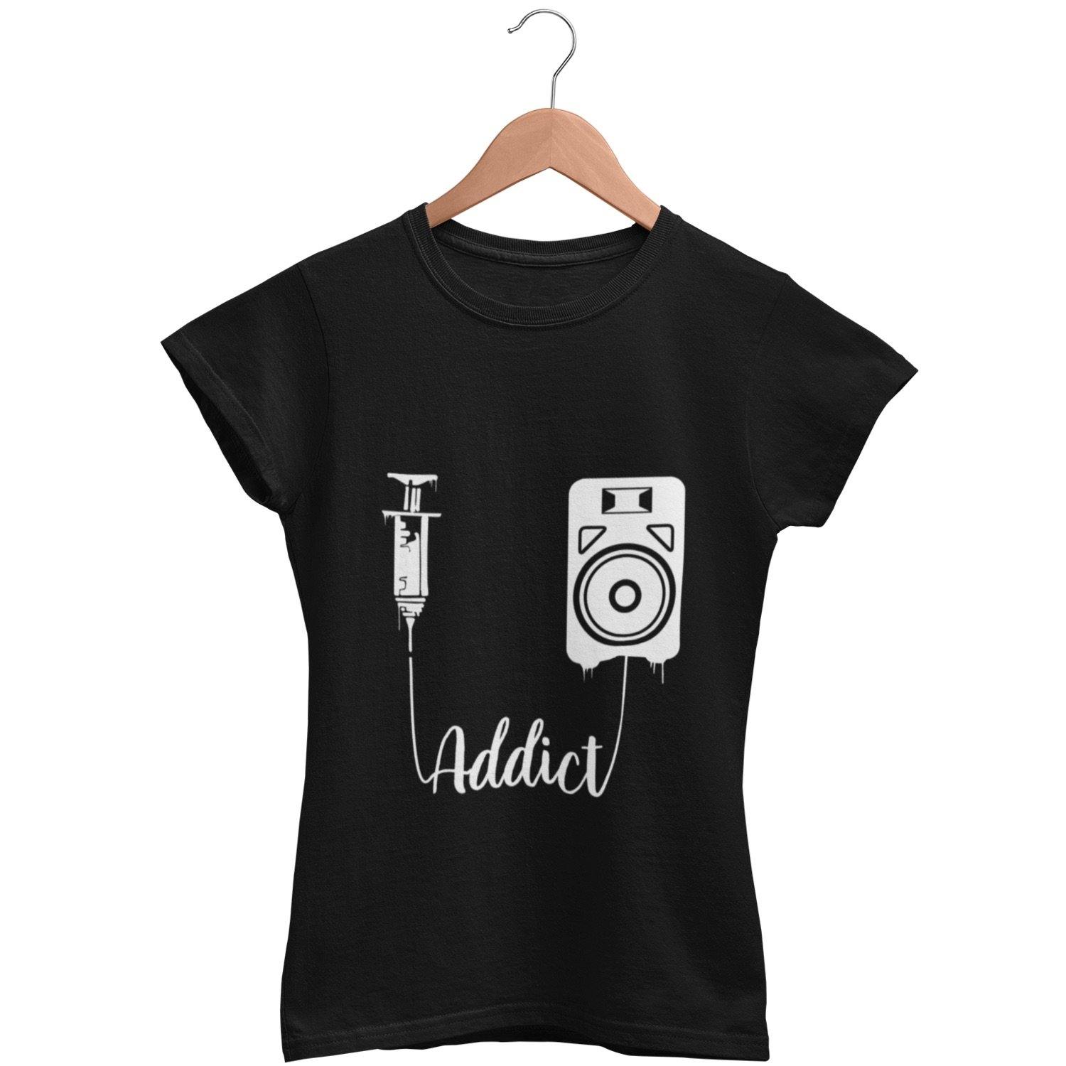 Techno Addict Women's Fitted T-Shirt | Techno Outfit