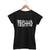 Techno Visual Effect 2 Women's Fitted T-Shirt | Techno Outfit