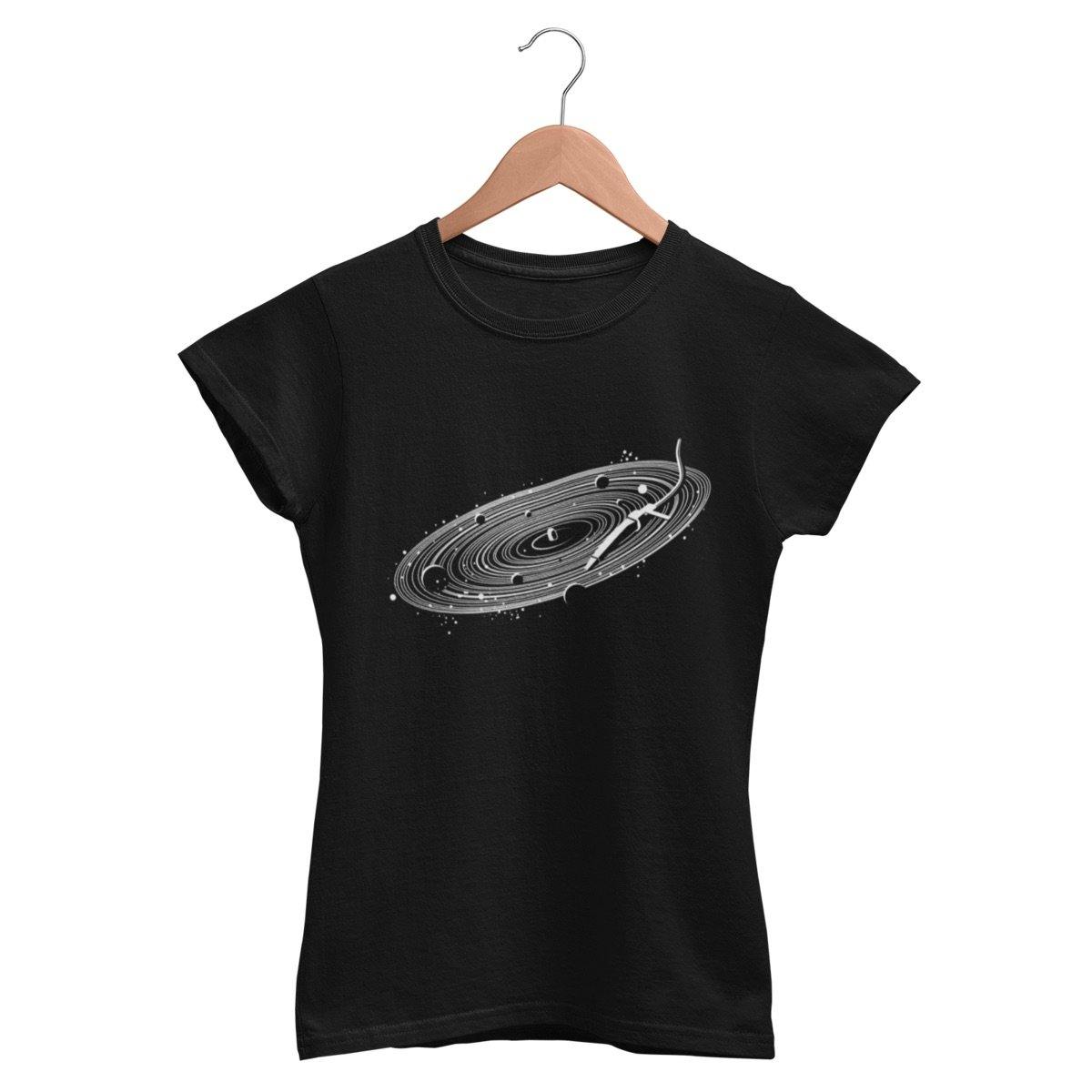 Vinyl Space Women's Fitted T-Shirt | Techno Outfit