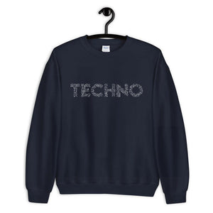 Techno Music Notes Sweatshirt | Techno Outfit