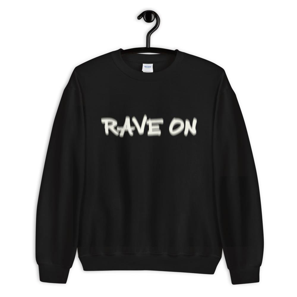 Rave On Visual Effect Sweatshirt | Techno Outfit