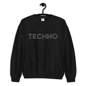 Techno Music Notes Sweatshirt | Techno Outfit