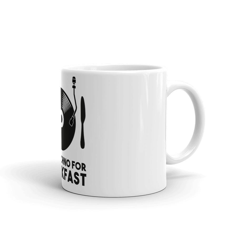 I Eat Techno For Breakfast Mug | Techno Outfit
