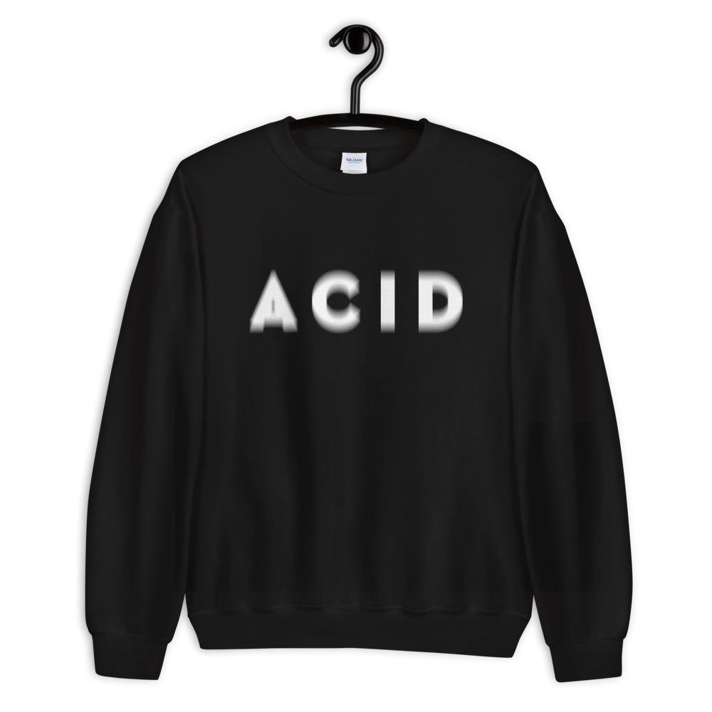 Acid Visual Effect Sweatshirt | Techno Outfit