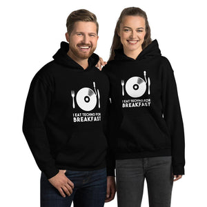 I Eat Techno For Breakfast Hoodie | Techno Outfit
