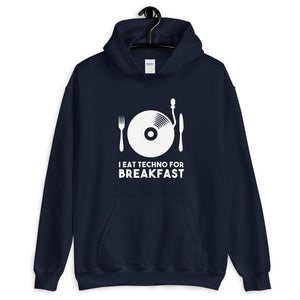 I Eat Techno For Breakfast Hoodie | Techno Outfit