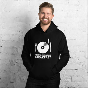 I Eat Techno For Breakfast Hoodie | Techno Outfit