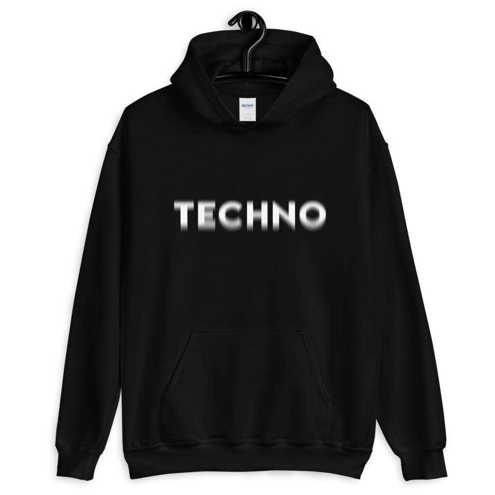Techno Visual Effect Hoodie | Techno Outfit
