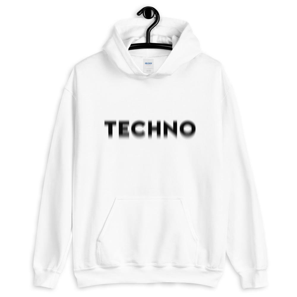Techno Visual Effect Hoodie | Techno Outfit