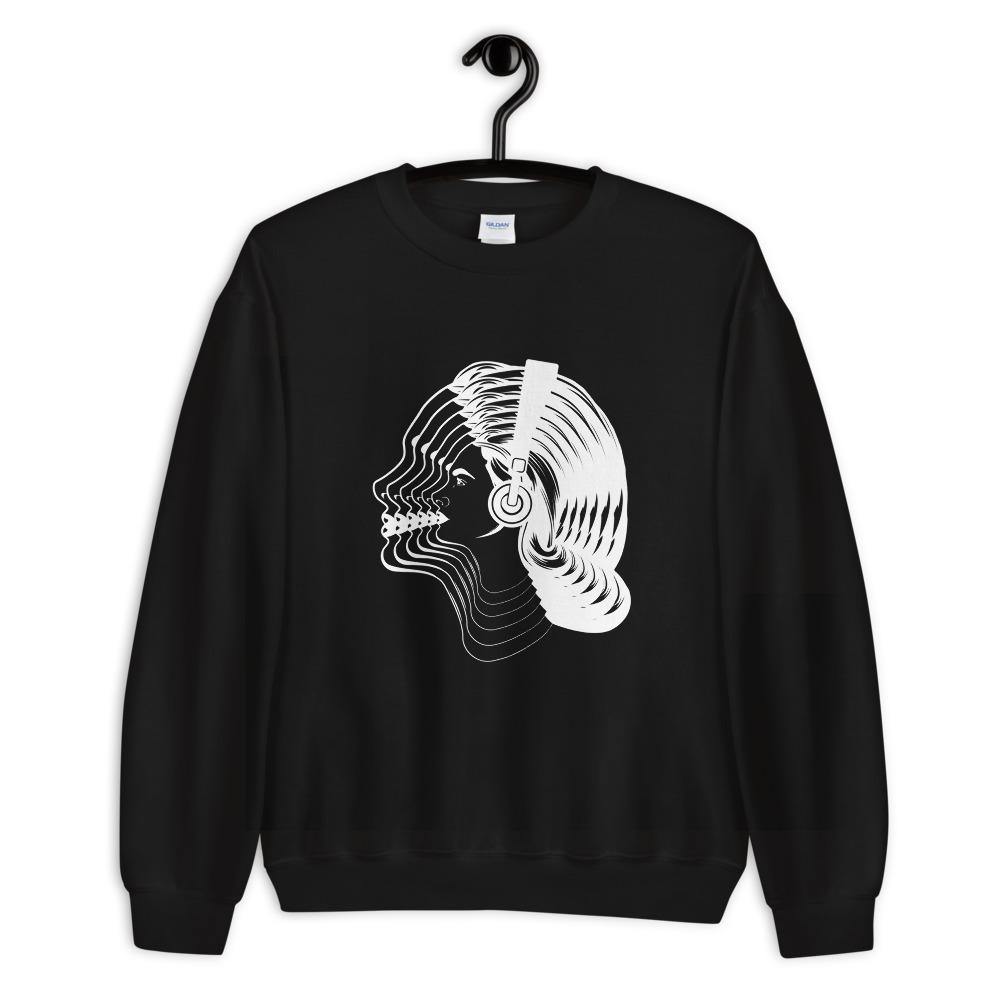 Women Visual Effect Sweatshirt | Techno Outfit