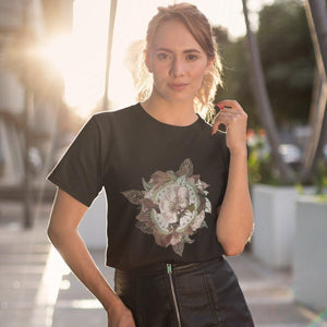 Organic Abstract Softstyle T-Shirt | Techno Outfit