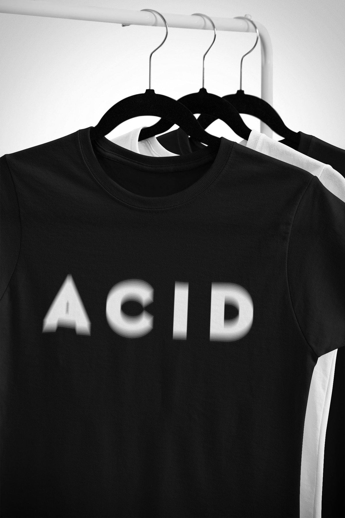 Acid Visual Effect Softstyle T-Shirt | Techno Outfit