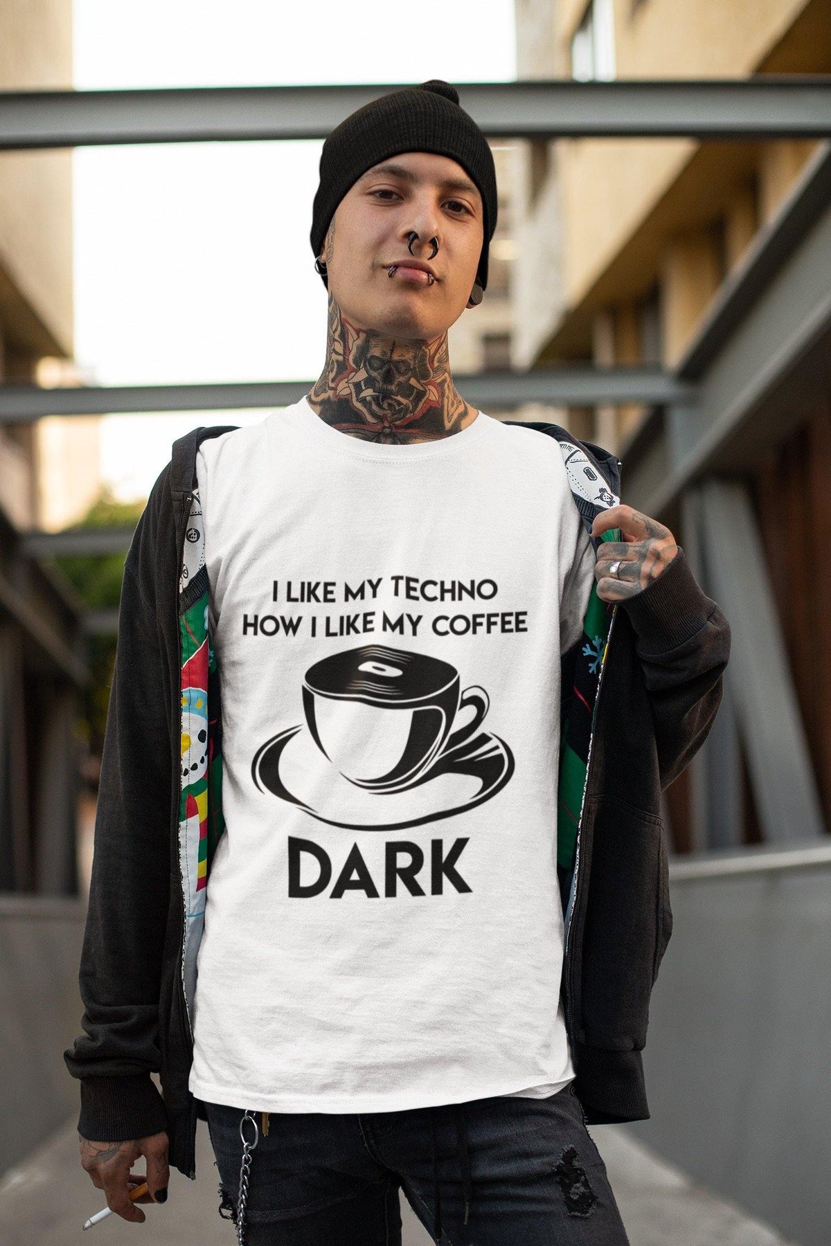 Techno Coffee Softstyle T-Shirt | Techno Outfit