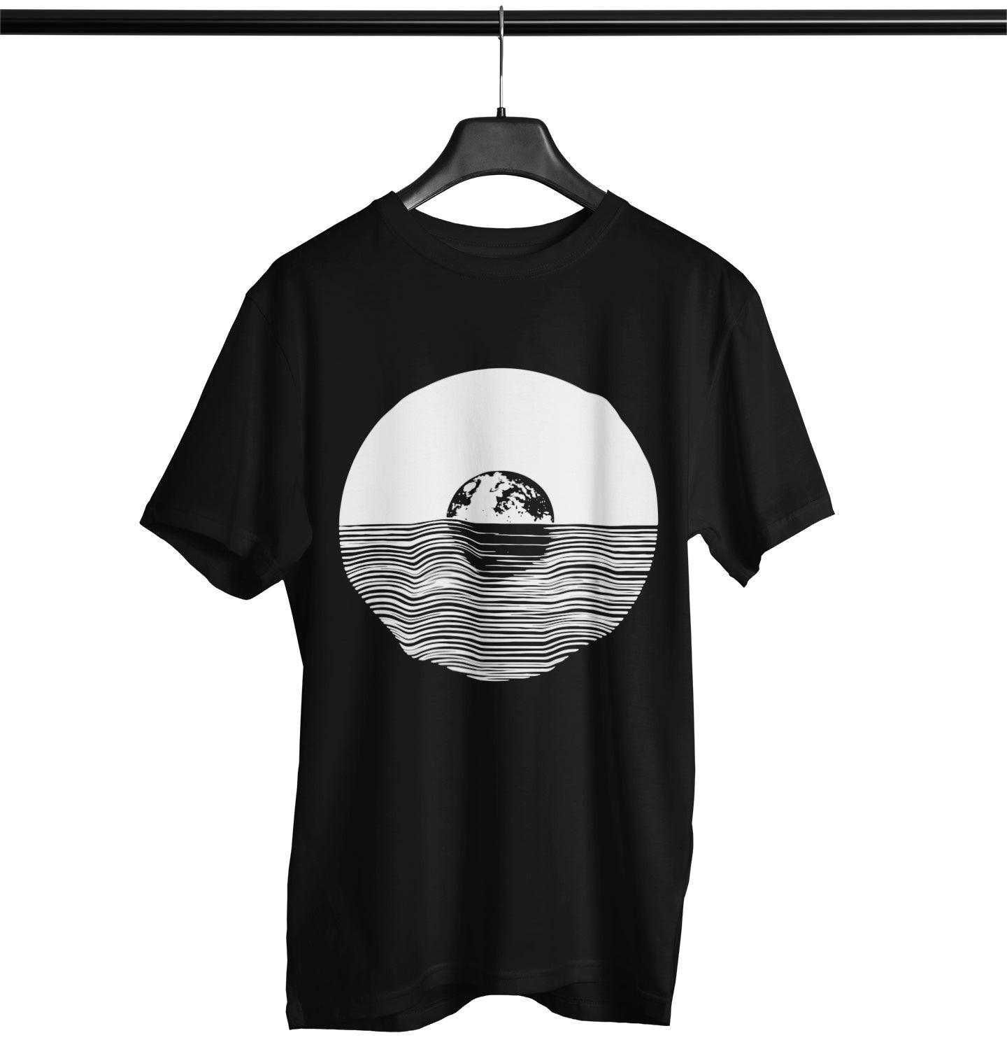 Vinyl Moon Softstyle T-Shirt | Techno Outfit