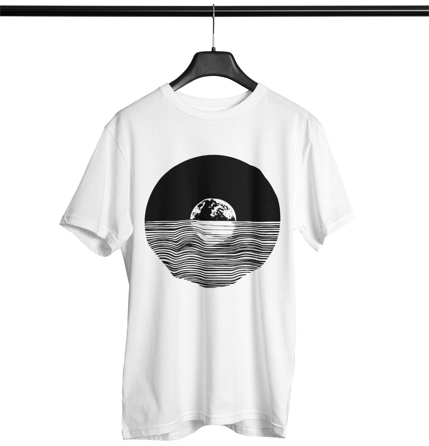 Vinyl Moon Softstyle T-Shirt | Techno Outfit