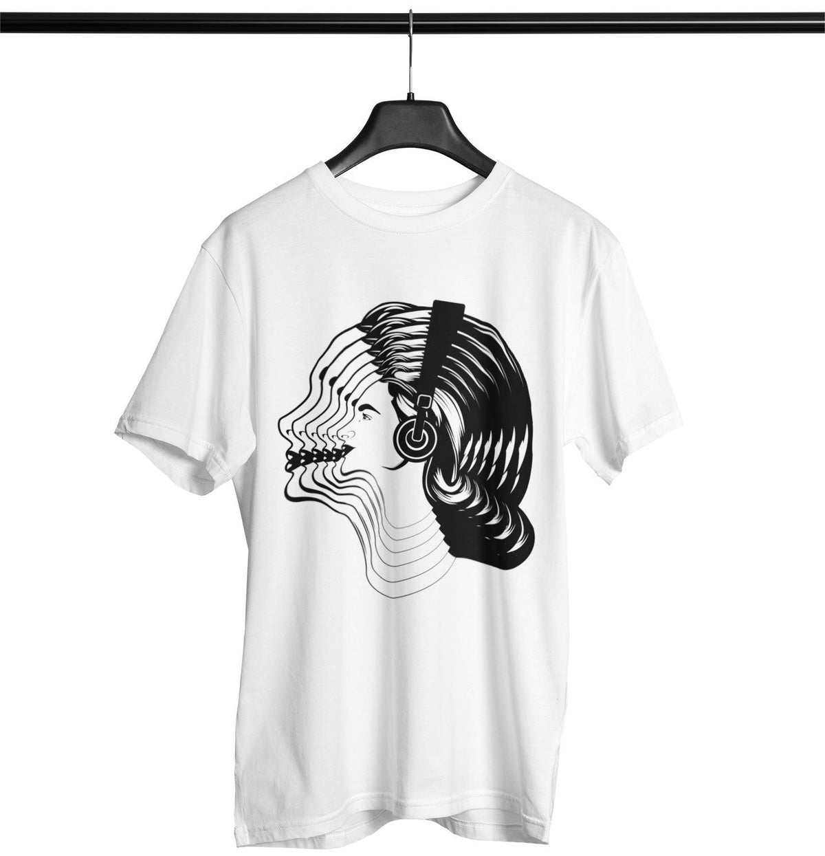 Women Visual Effect Softstyle T-Shirt | Techno Outfit