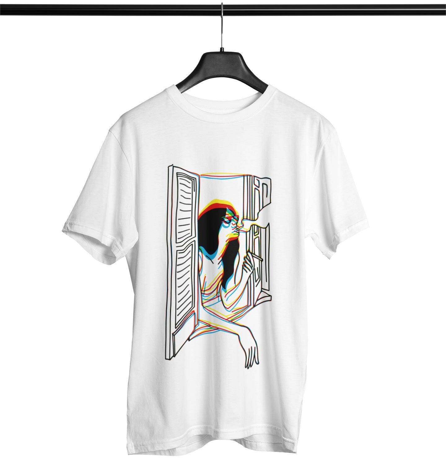 Women Visual Effect 3 Softstyle T-Shirt | Techno Outfit
