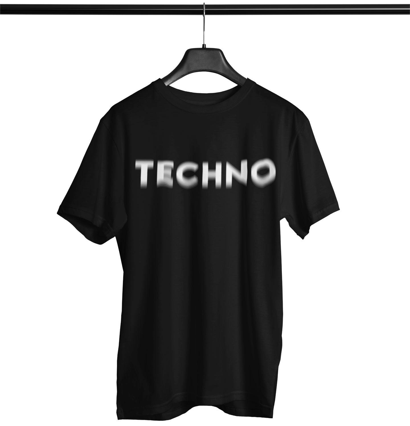 Techno Visual Effect Softstyle T-Shirt | Techno Outfit