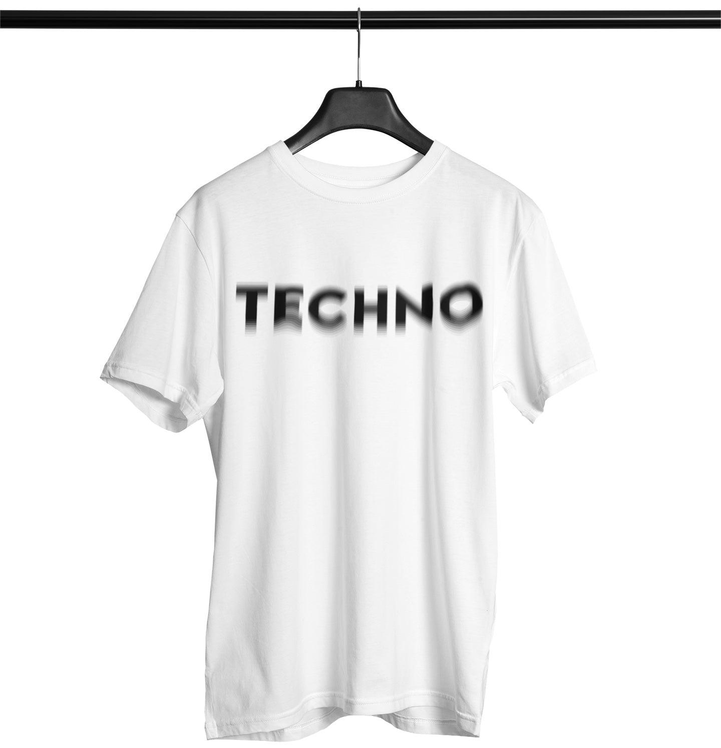 Techno Visual Effect Softstyle T-Shirt | Techno Outfit