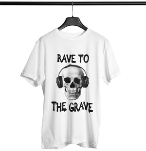 Rave To The Grave Softstyle T-Shirt | Techno Outfit