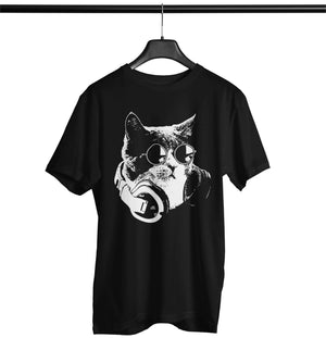 Techno Cat Softstyle T-Shirt | Techno Outfit