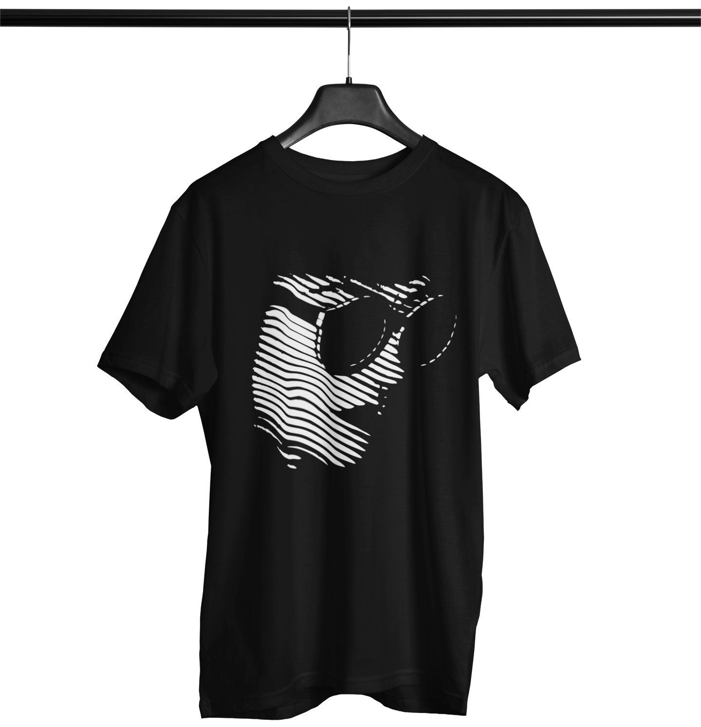 Abstract Face Softstyle T-Shirt | Techno Outfit