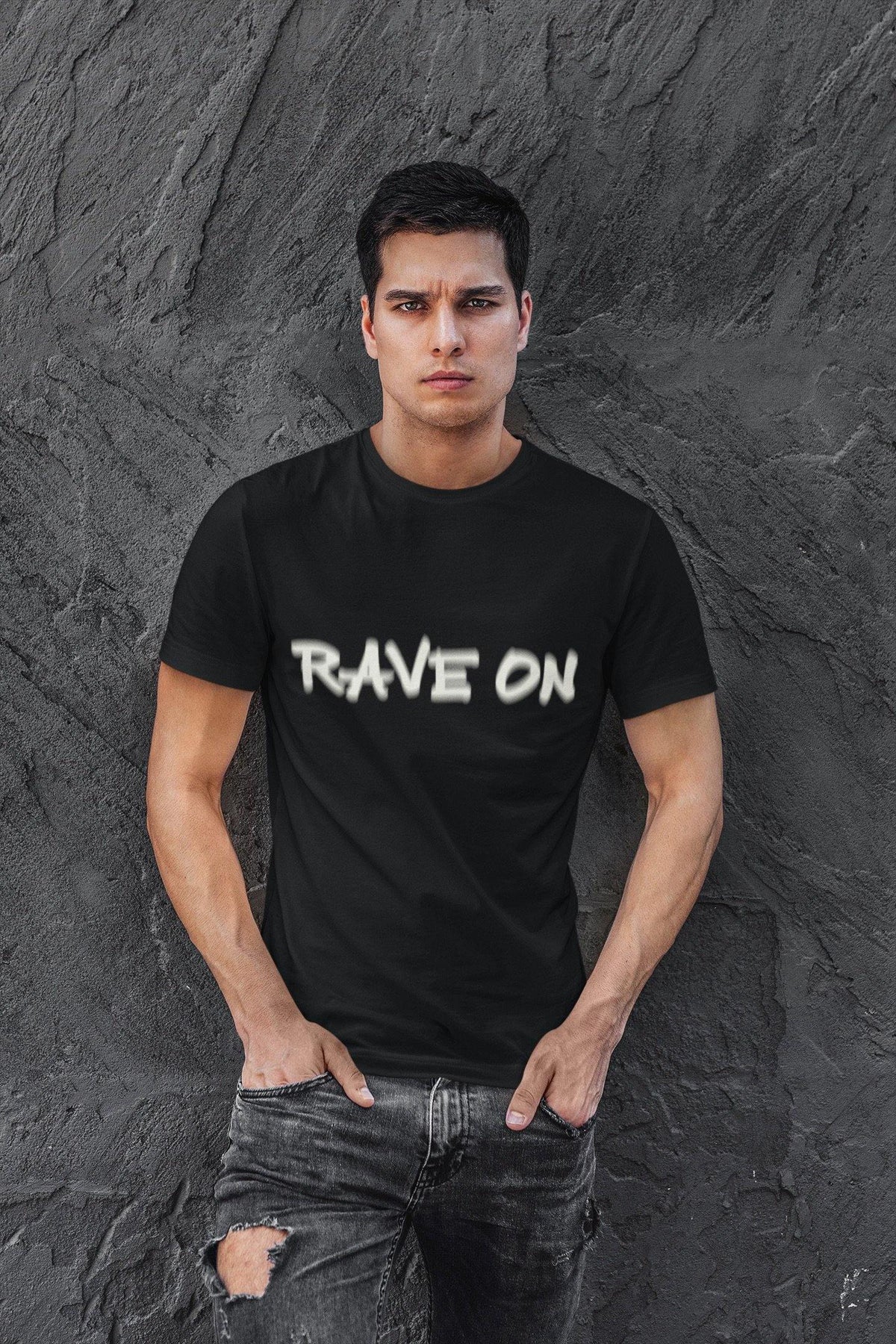 Rave On Visual Effect Softstyle T-Shirt | Techno Outfit