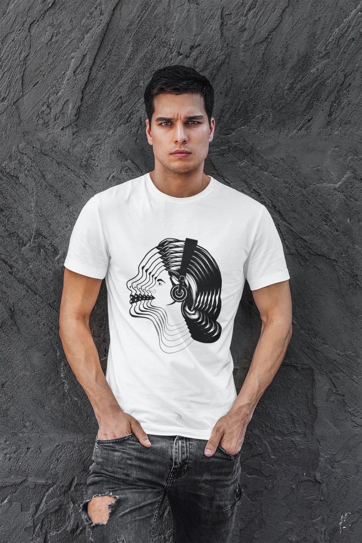 Women Visual Effect Softstyle T-Shirt | Techno Outfit