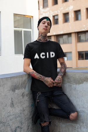 Acid Visual Effect Softstyle T-Shirt | Techno Outfit