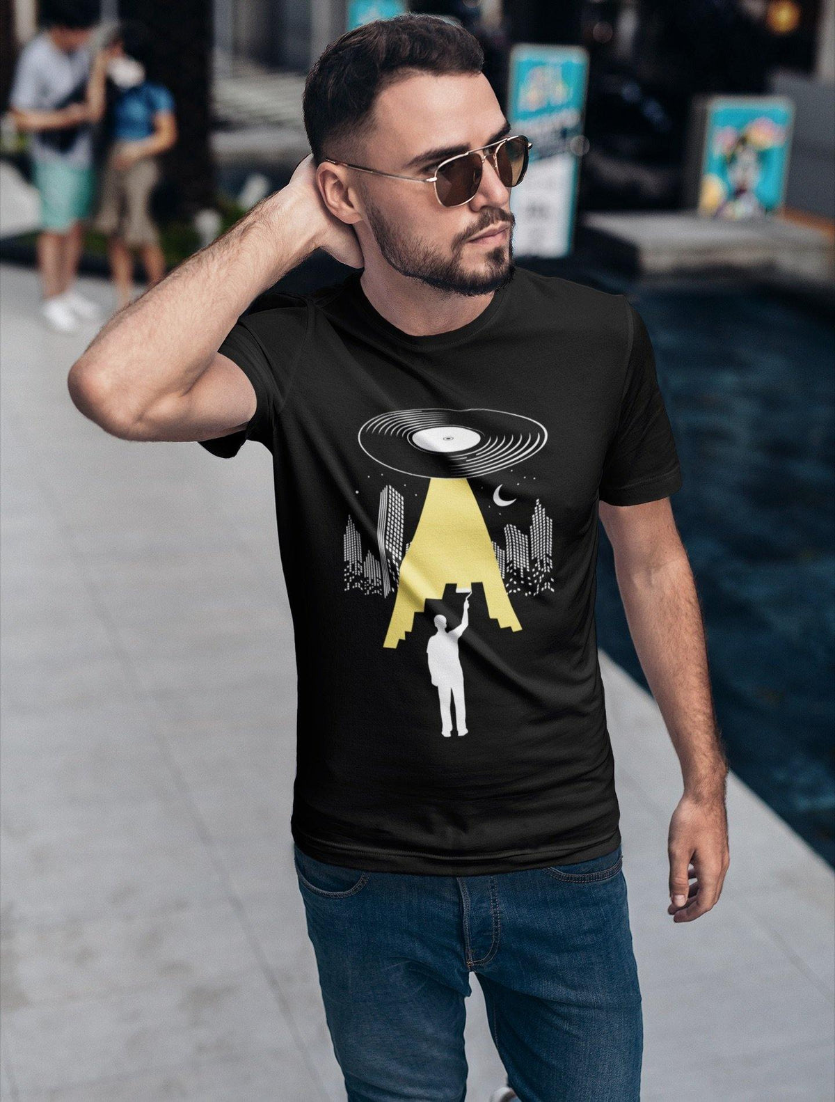 Vinyl Art Softstyle T-Shirt | Techno Outfit