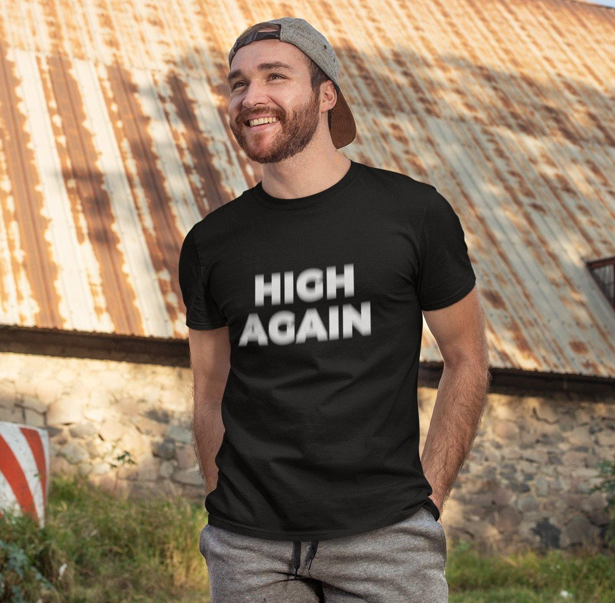 High Again Visual Effect Softstyle T-Shirt | Techno Outfit